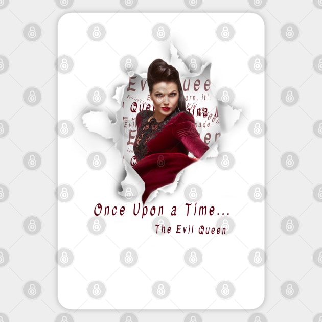 Once upon at Time there was an evil queen Sticker by willow141